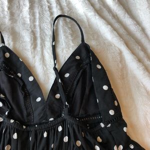 Polka dot romper